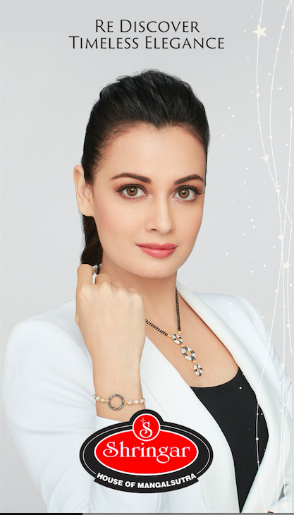Dia Mirza wearing a Mangalsutra by Shringar - House of Mangalsutra